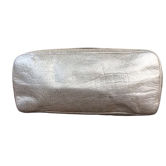 Coach Colette Gold Leather OP Art Logo Tote - Picture 12 of 15